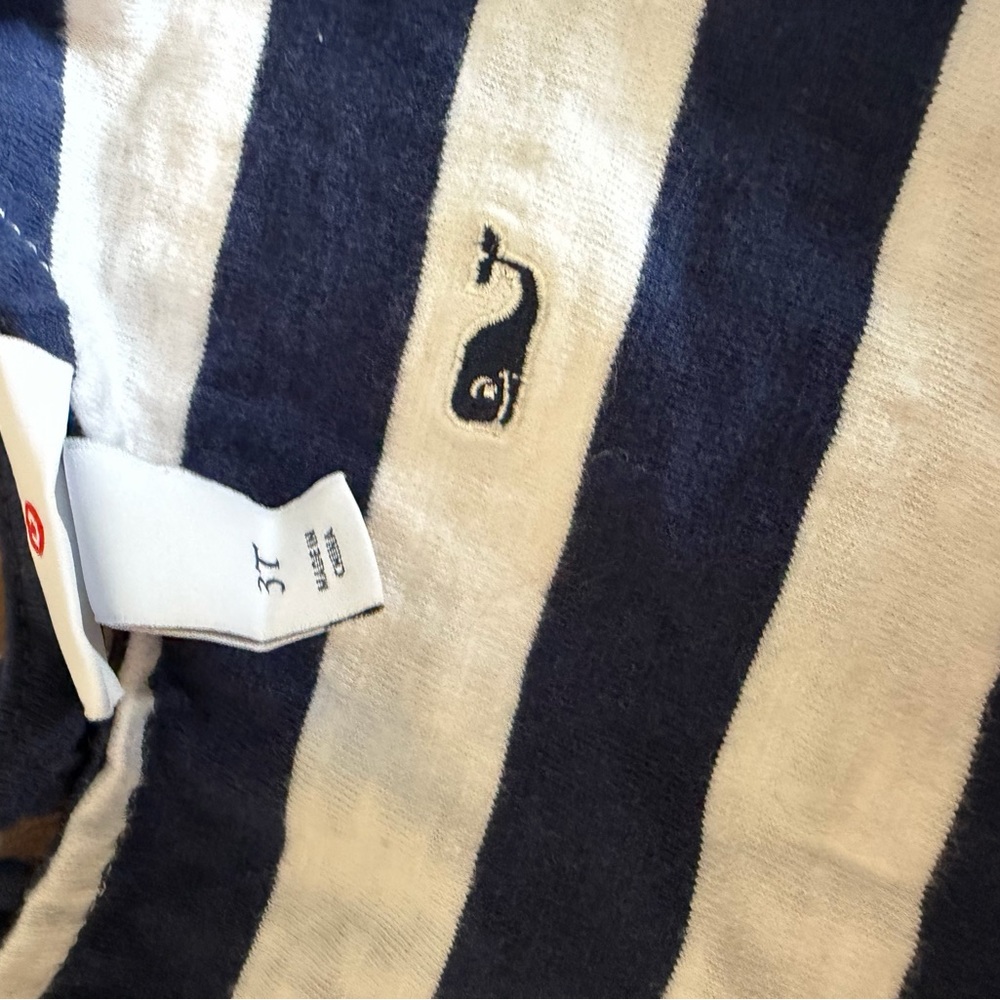 Vineyard Vines Kids 3T Nautical Navy & White Striped Skirt - Picture 2 of 2